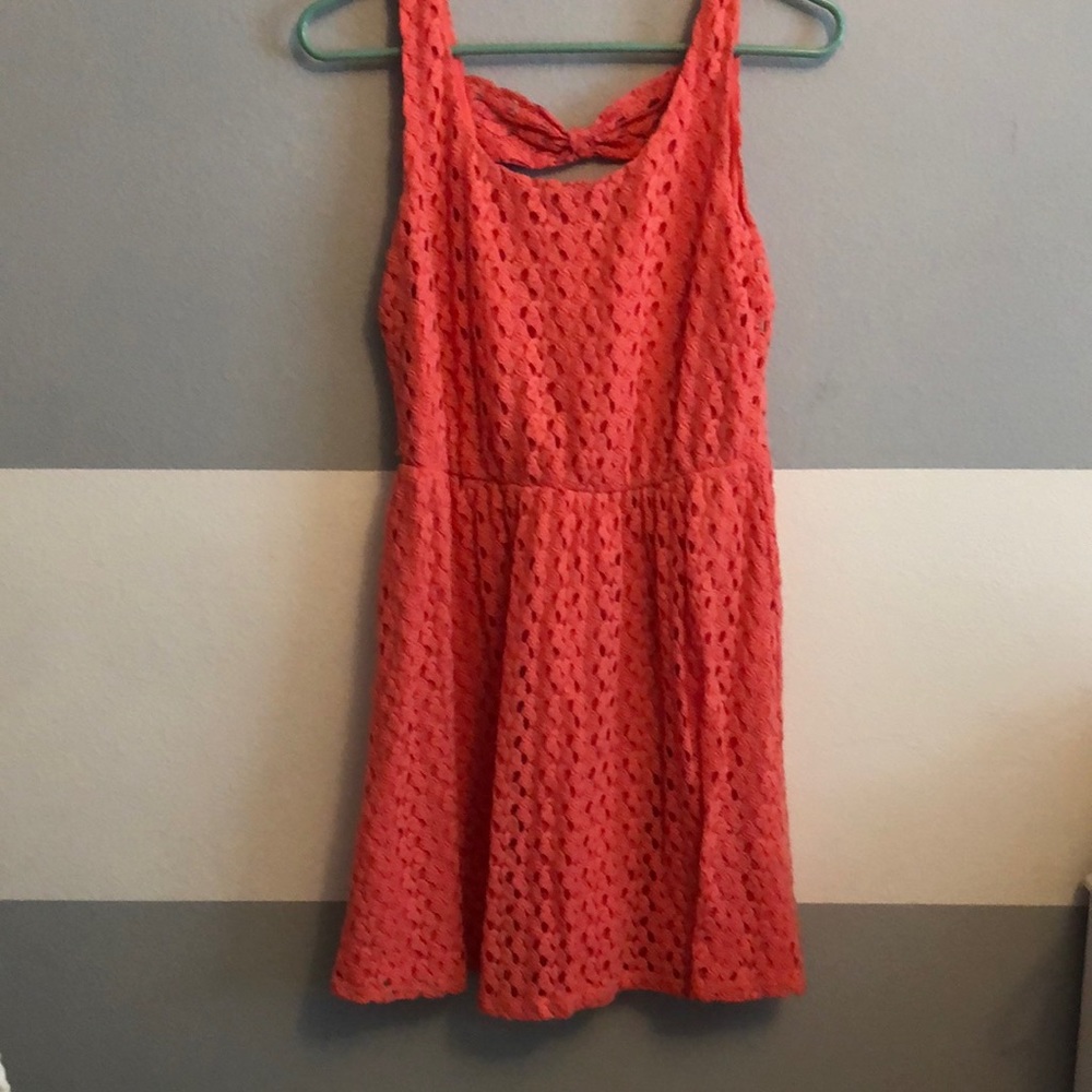 Pink/peach dress